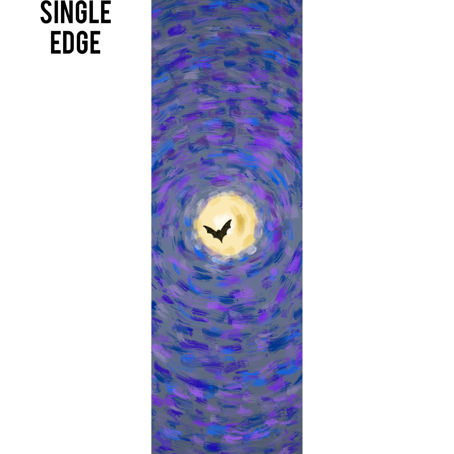 Starry Night Bat Moon Edge Design