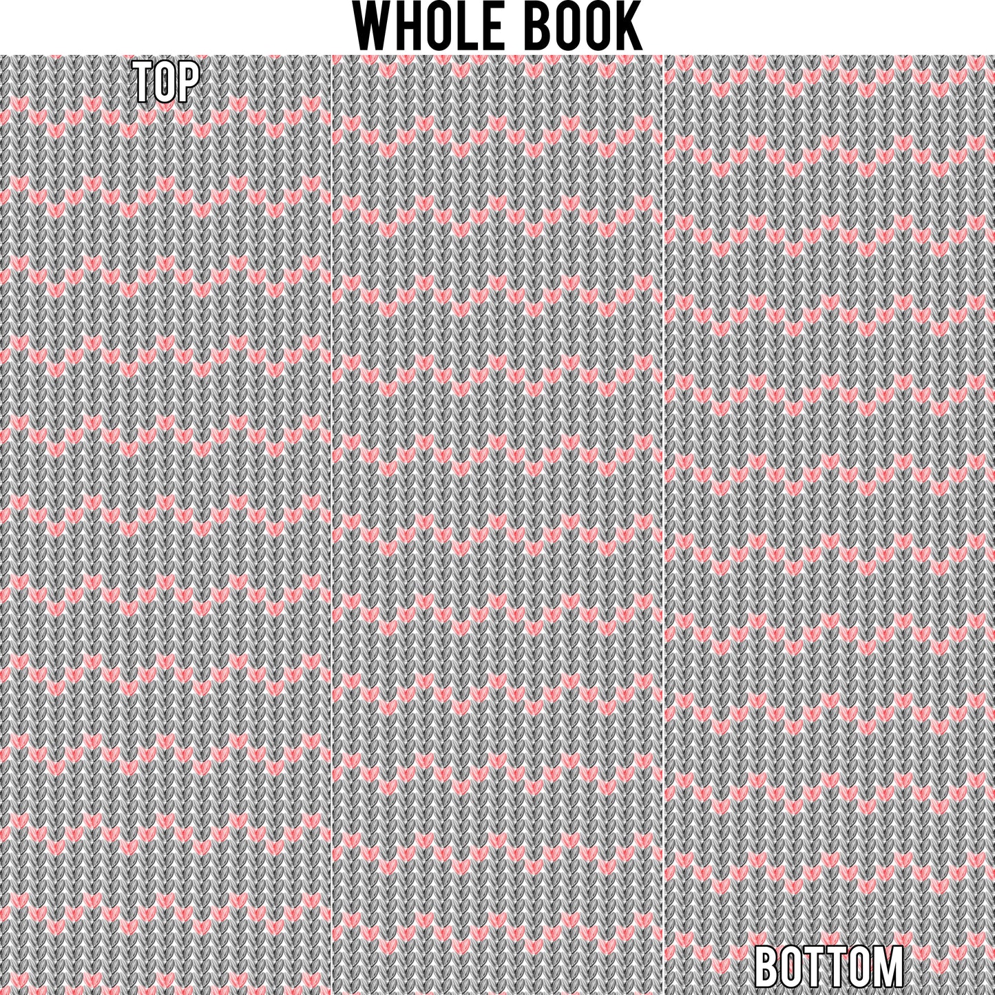 Chevron Knit Edge Design